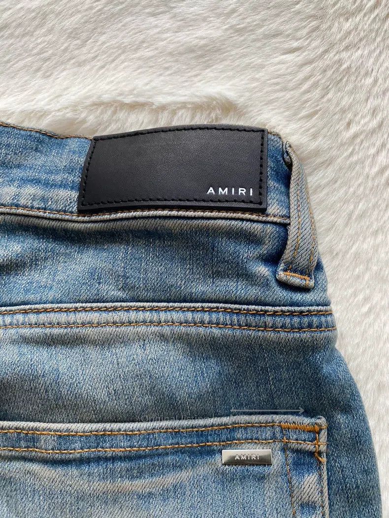 Amiri Amiri Washed blue denim jeans Size US 32 / EU 48 - 3 Thumbnail