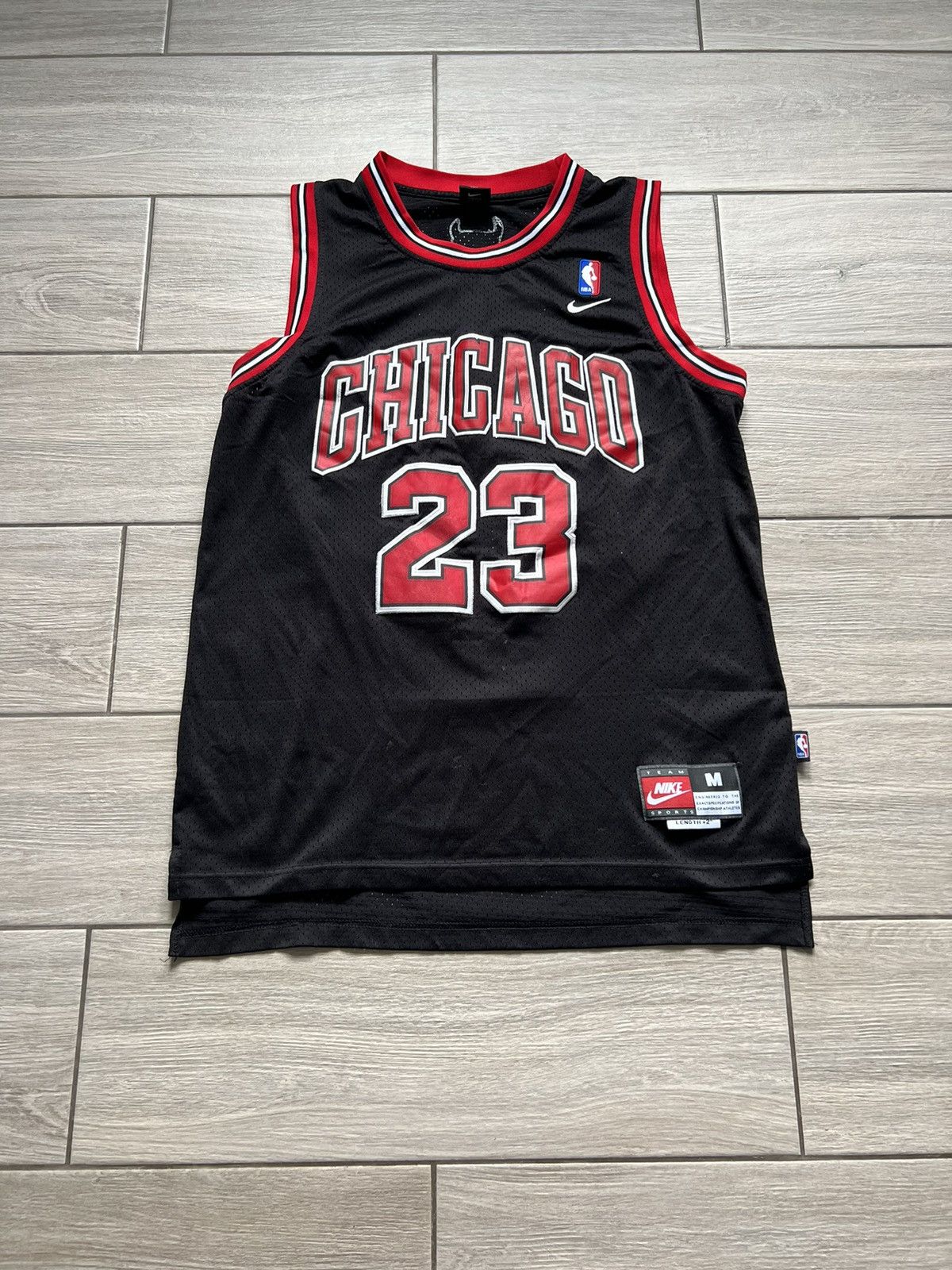 ウェア 90s~NIKE NBA gameshirt Chicago bulls Nike 90's ~ NBA CHICAGO BULLS Game Football Shirt Jersey