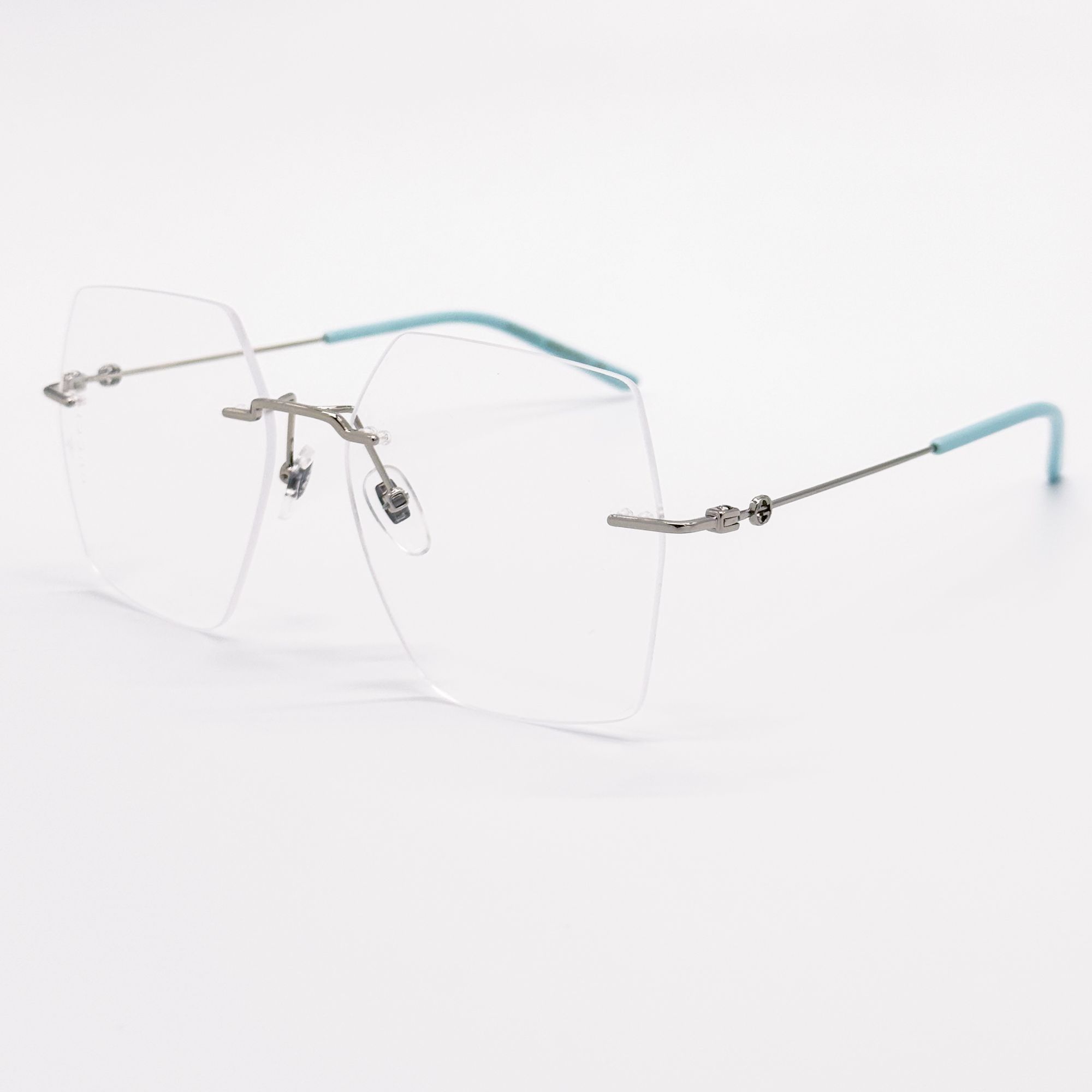 Gucci NEW GG0683O 002 GUCCI SQUARE SILVER WOMEN EYEGLASSES GUCCI Size ONE SIZE - 4 Thumbnail