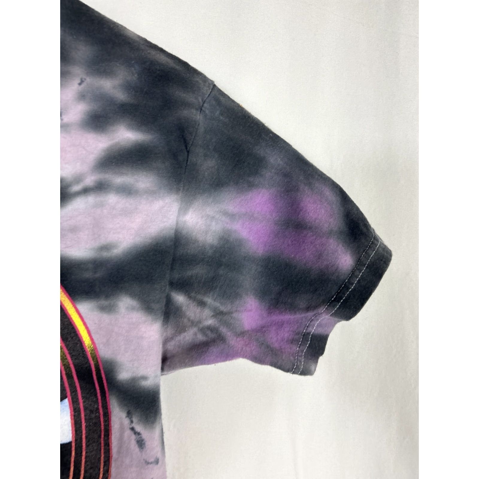Vintage Saweetie Purple Tie Dye T Shirt Womens M Short Sleeved Regular Fit Shirt MVP Pink? Size M / US 6-8 / IT 42-44 - 4 Thumbnail
