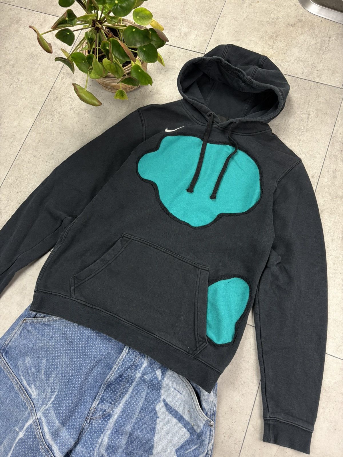 Nike Nike Distorted Lab Custom Hoodie Rework Cut Sew Travis Yeezy Size US S / EU 44-46 / 1 - 2 Thumbnail