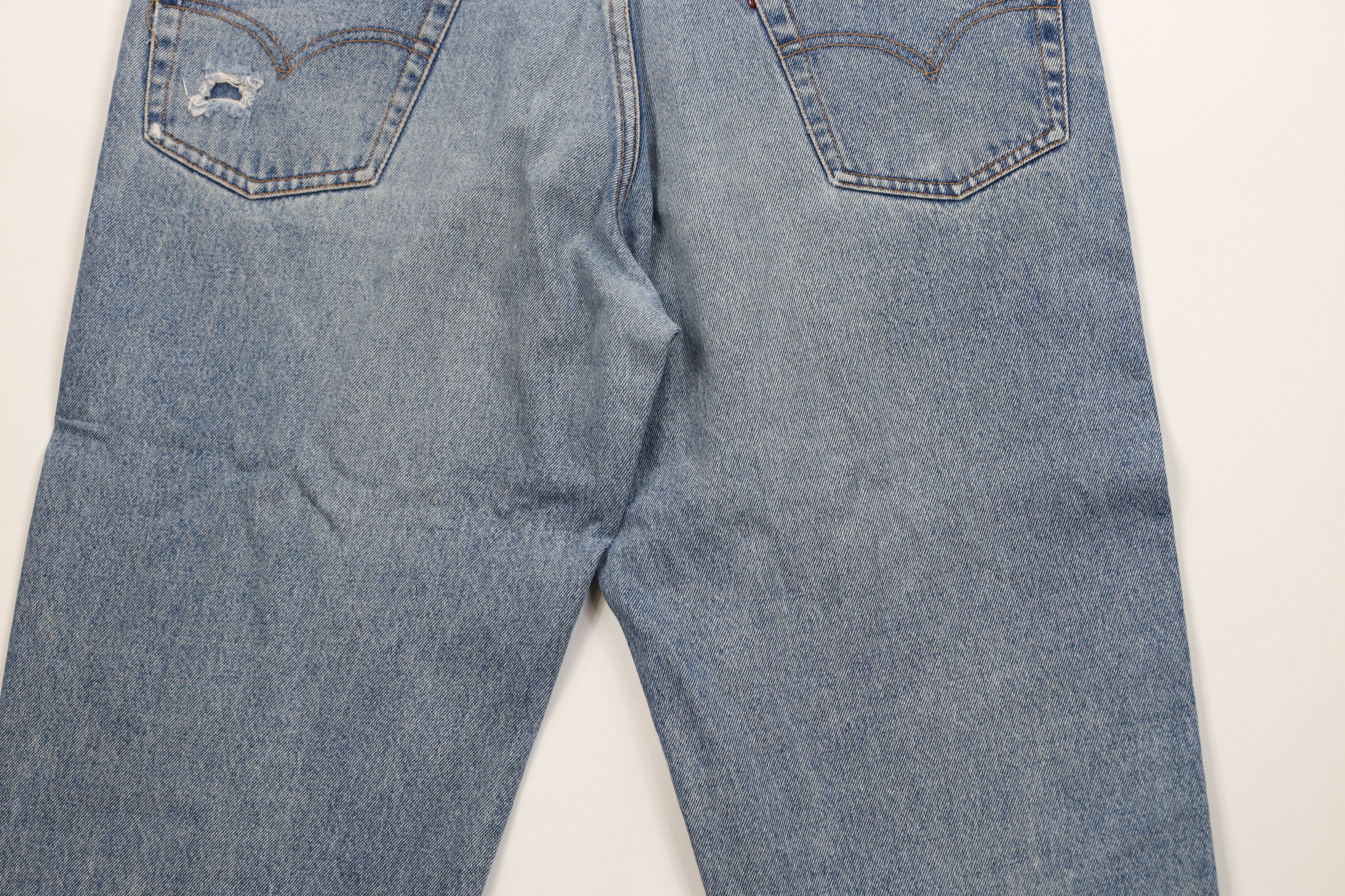 Levi's Vintage 90s Y2K Levis 550 Relaxed Fit Denim Jeans Blue Size US 36 / EU 52 - 13 Thumbnail