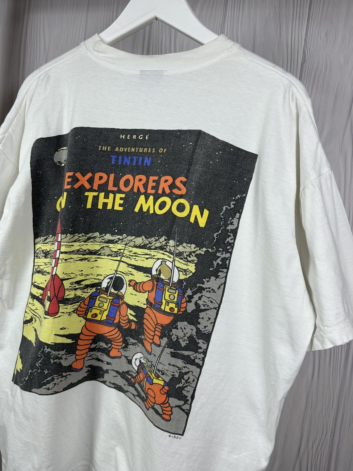Vintage Vintage The Adventures Of Tintin Explorers On The Moon Sz XL Size US XL / EU 56 / 4 - 4 Thumbnail