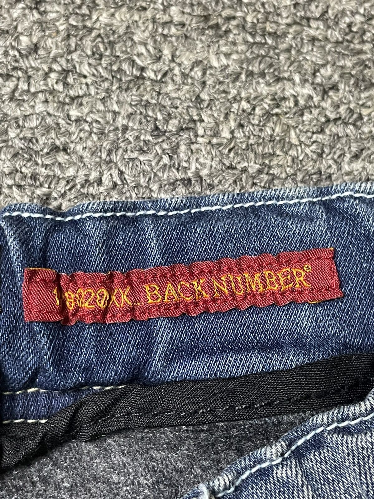 Japanese Brand × Vintage BACK NUMBER x Keep Air Warm Casual Jeans (92) Size US 31 - 8 Thumbnail