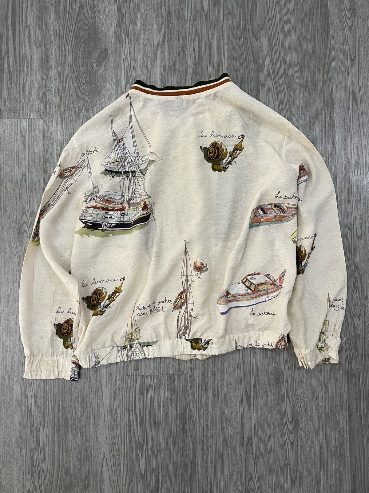 Benetton Benetton Sailing Rayon Light Jacket Size M / US 6-8 / IT 42-44 - 2 Thumbnail