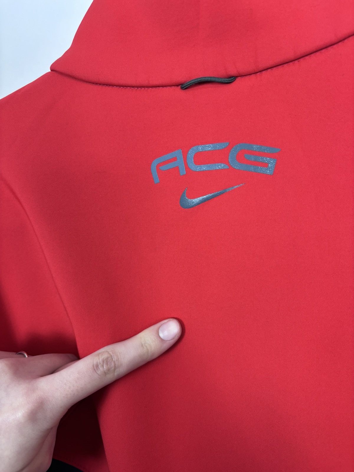 Nike ACG Nike ACG Men’s Soft Shell Jacket Fleece Lined Red/Grey Size US L / EU 52-54 / 3 - 23 Thumbnail