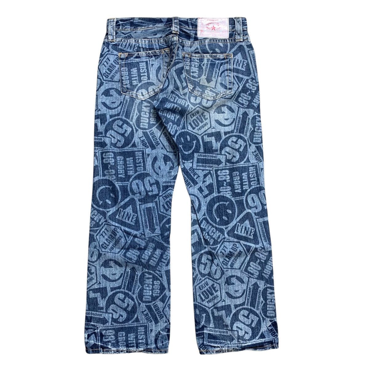If Six Was Nine × Japanese Brand × Le Grande Bleu (L.G.B.) 2000’s Co&Lu Over Print Jeans Inspired Hysteric Glamour Size US 32 / EU 48 - 7 Thumbnail