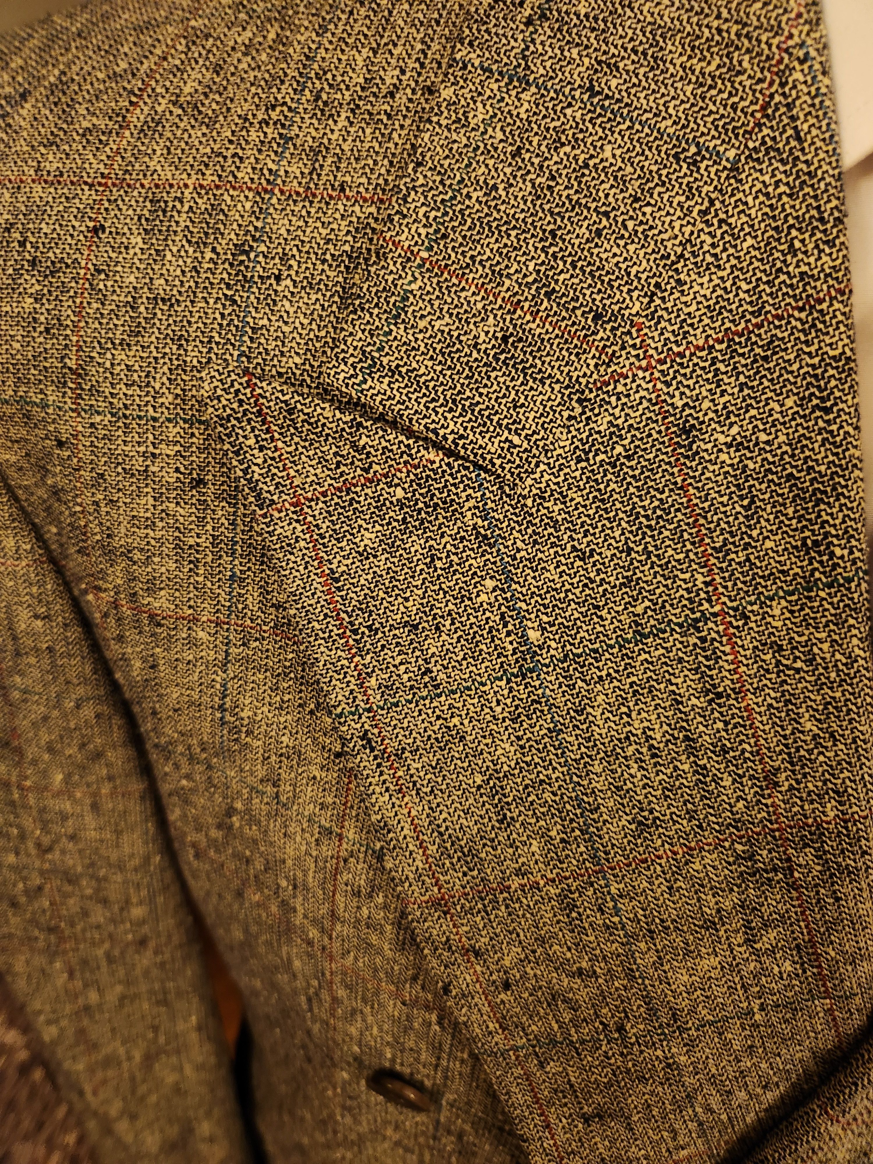 Vintage NWOT Vintage 90's Petrocelli Wool/Silk Double breast Blazer Size 44L - 3 Thumbnail