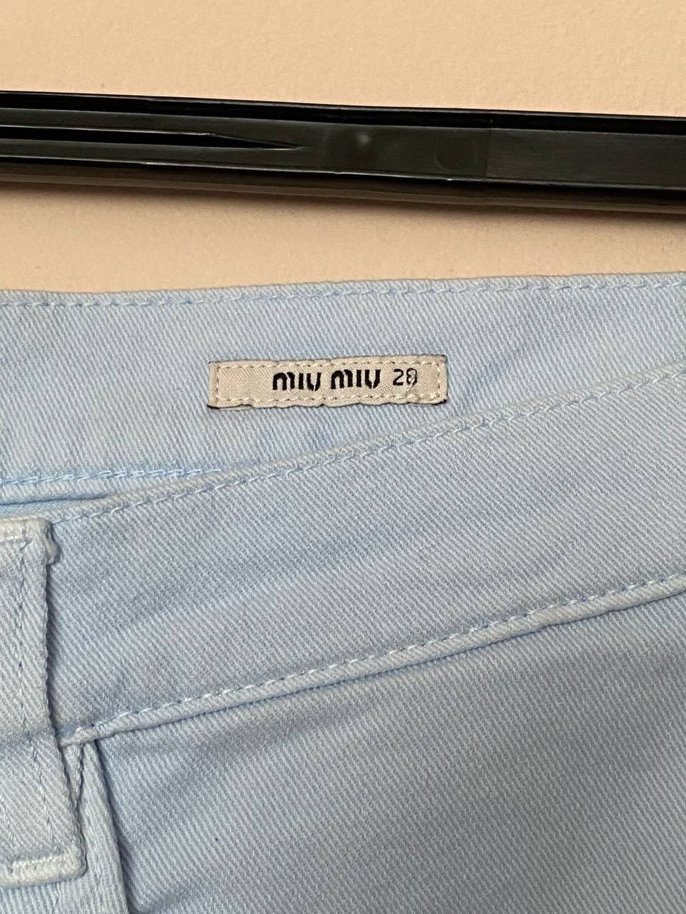 Miu Miu ⚡️ QUICK SALE ⚡️ 2000 Miu Miu Blue Jeans Pants Size 28" / US 6 / IT 42 - 4 Thumbnail