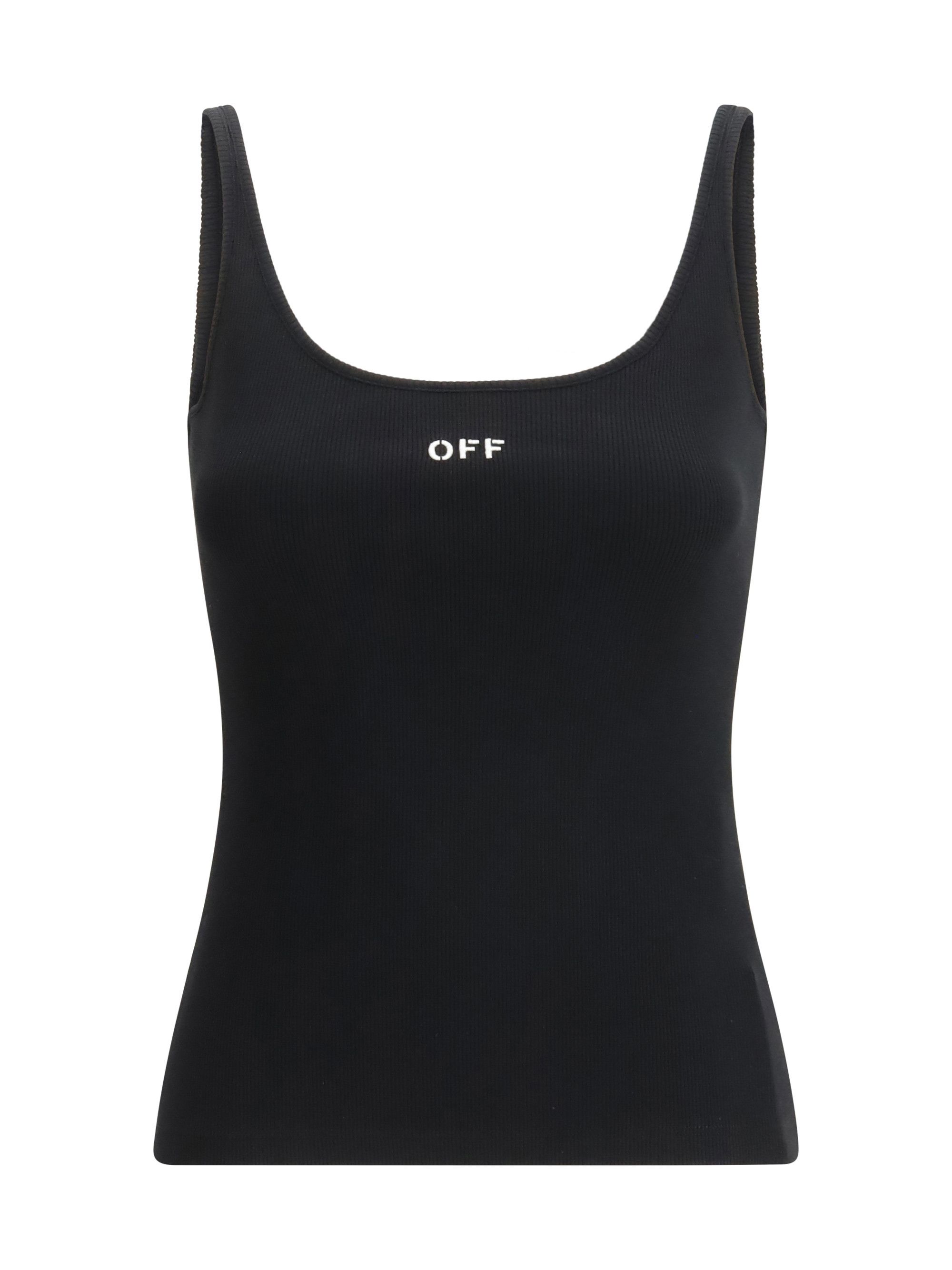 Off-White Off Stamp Rib Tank Top Size M / US 6-8 / IT 42-44 - 1 Thumbnail