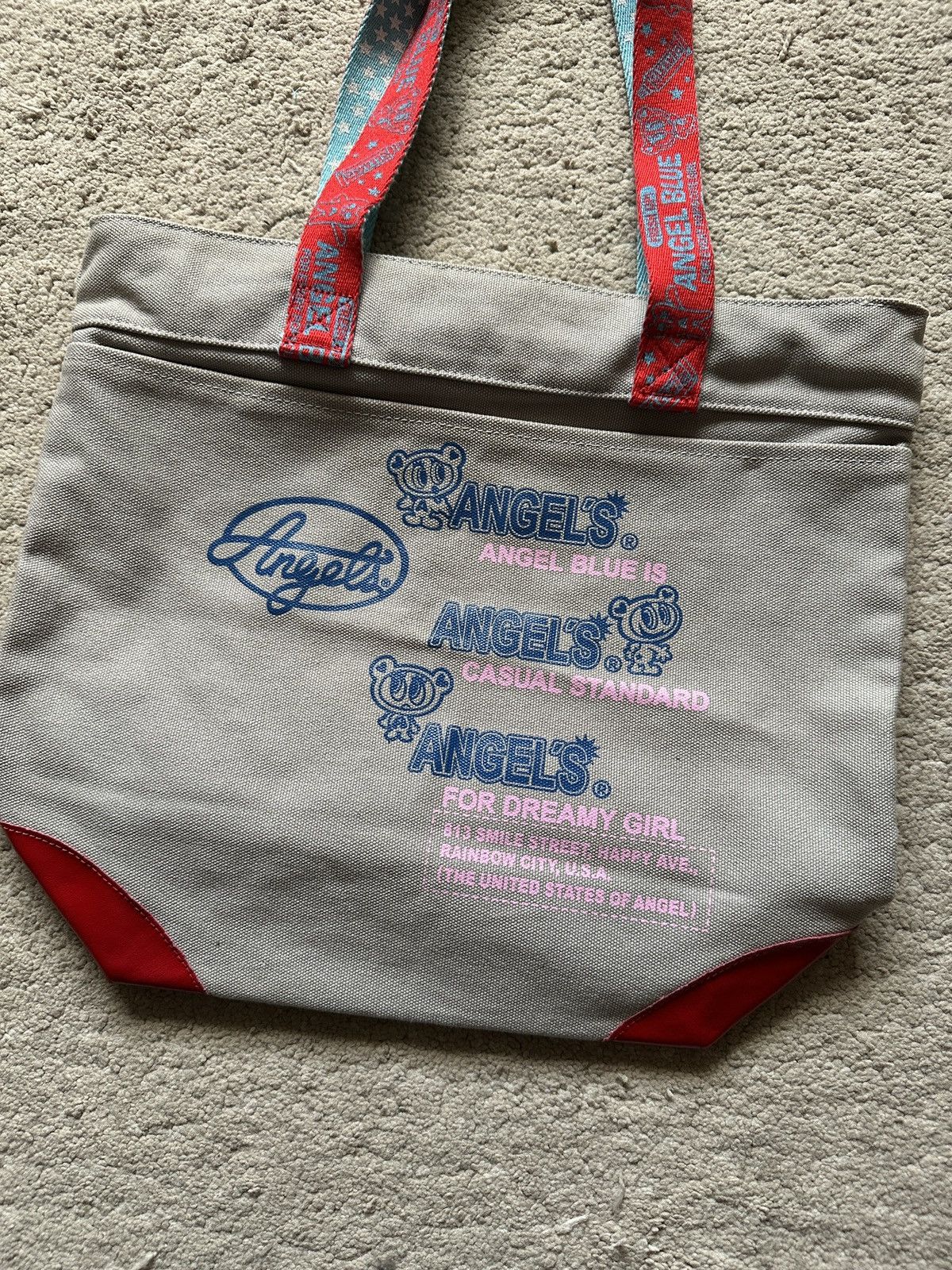 Angel Blue 2000s Angle Blue Tote Bag Size ONE SIZE - 5 Thumbnail