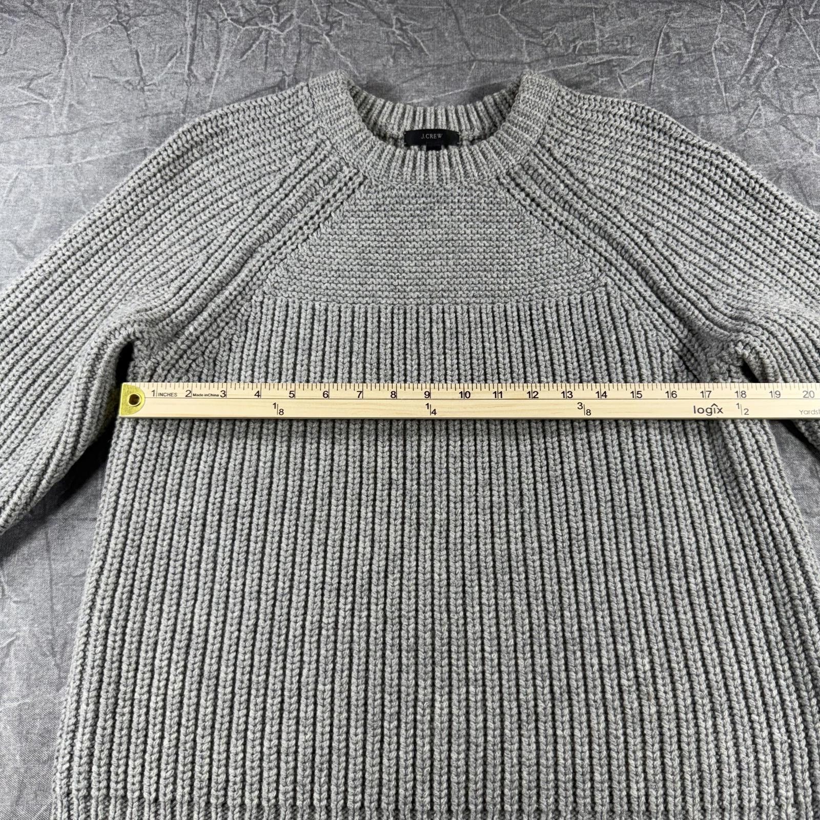 J.Crew J-Crew Sweater Women's S Grey 100% Lambswool Heavy Size S / US 4 / IT 40 - 5 Thumbnail