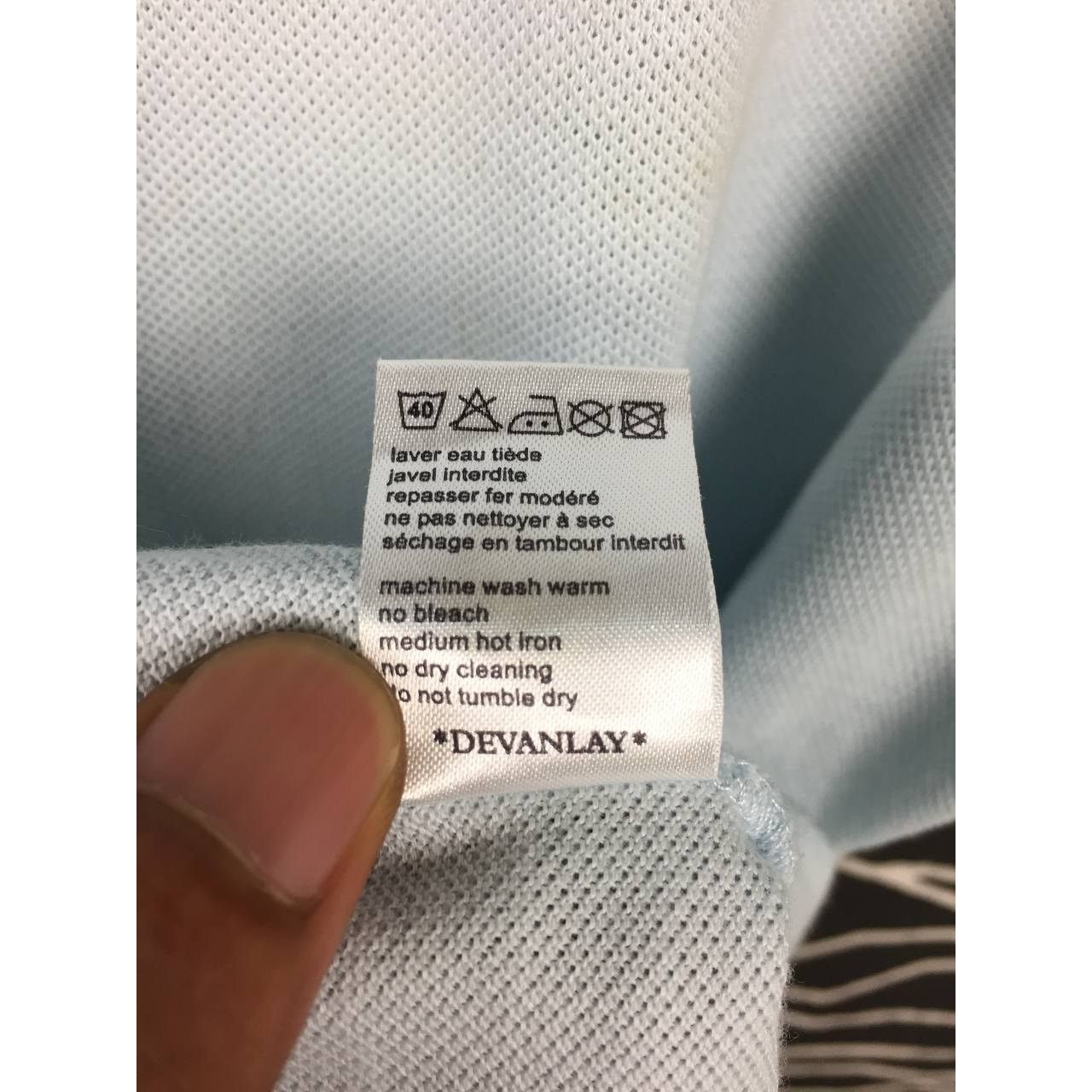 Lacoste × Vintage Vtg Lacoste Embroidered Logo Made In Peru Polo Tee Size US M / EU 48-50 / 2 - 19 Thumbnail