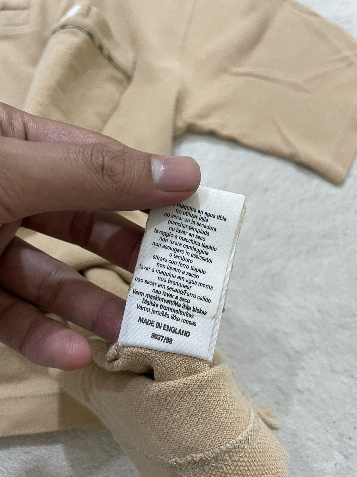 Japanese Brand Burberry Vintage Polo Shirt Nova Check Streetwear Hysteric Size US M / EU 48-50 / 2 - 6 Thumbnail