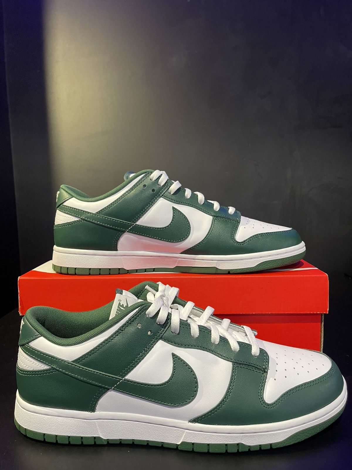Nike ⚡️QUICK SALE⚡️ Nike Dunk Low ‘Michigan State’ Size US 11.5 / EU 44-45 - 1 Thumbnail