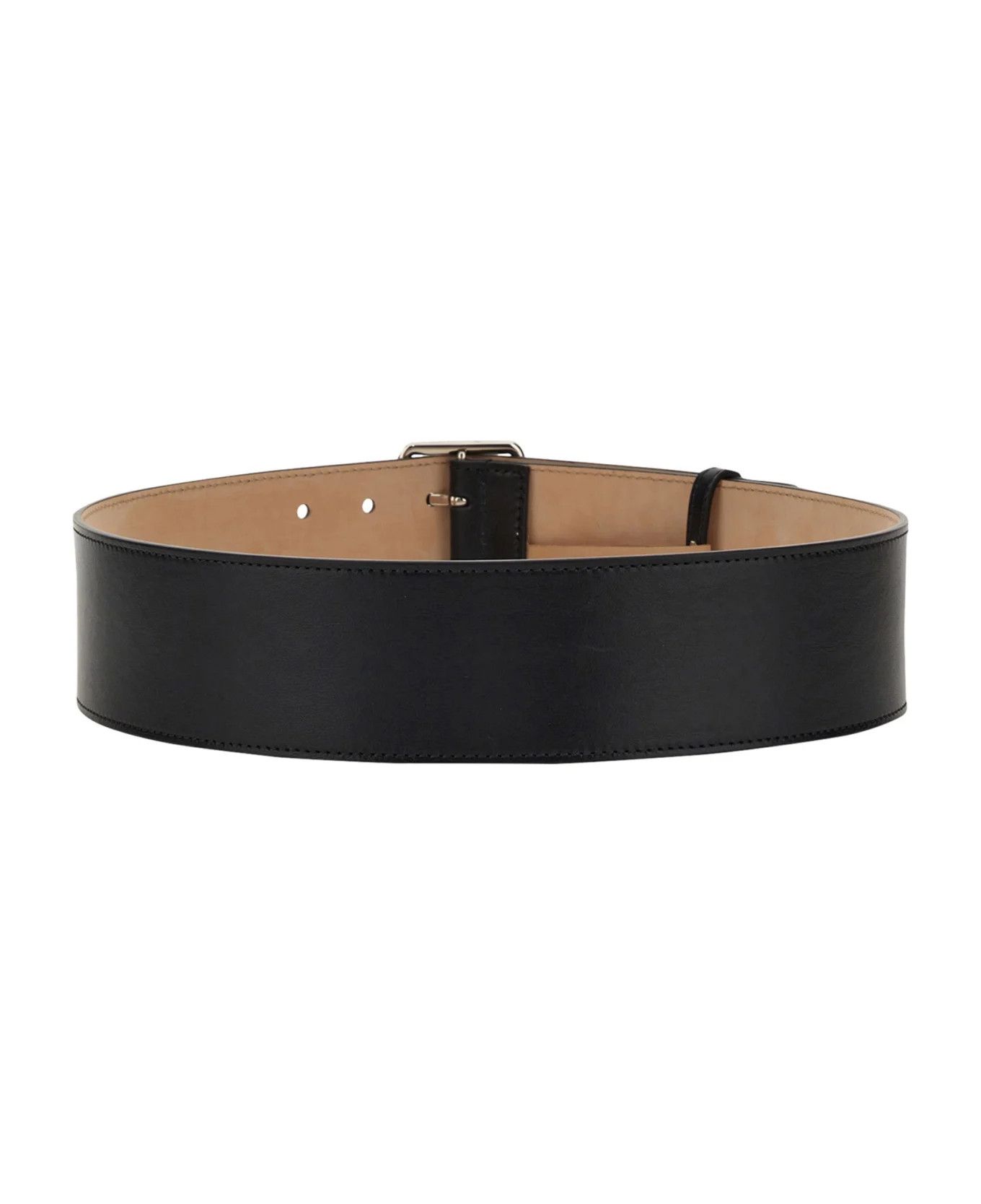 Alexander McQueen o1y0325 Size: 32 / High West Belt in Black Size ONE SIZE - 3 Thumbnail