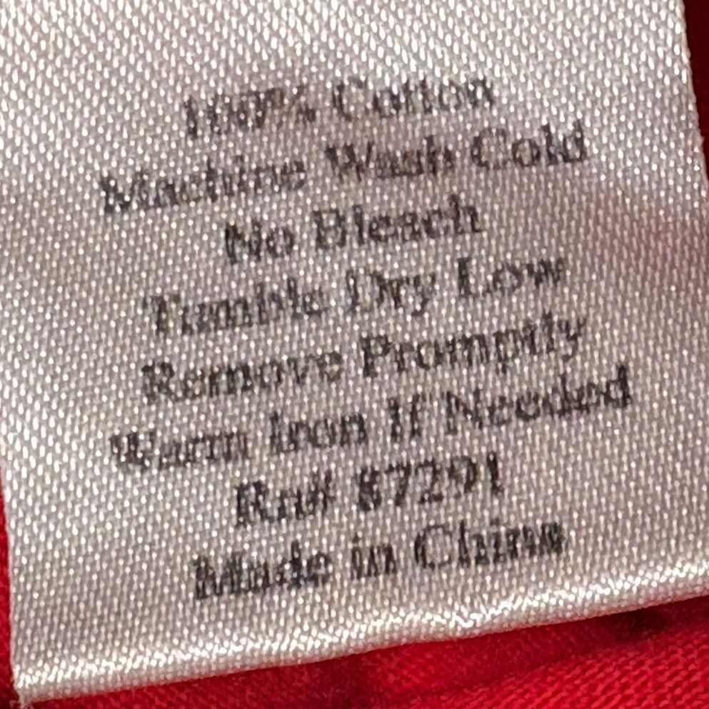 Johnny Was JW Los Angeles Red V-Neck Floral Embroidered Top SM Women’s Size S / US 4 / IT 40 - 6 Thumbnail