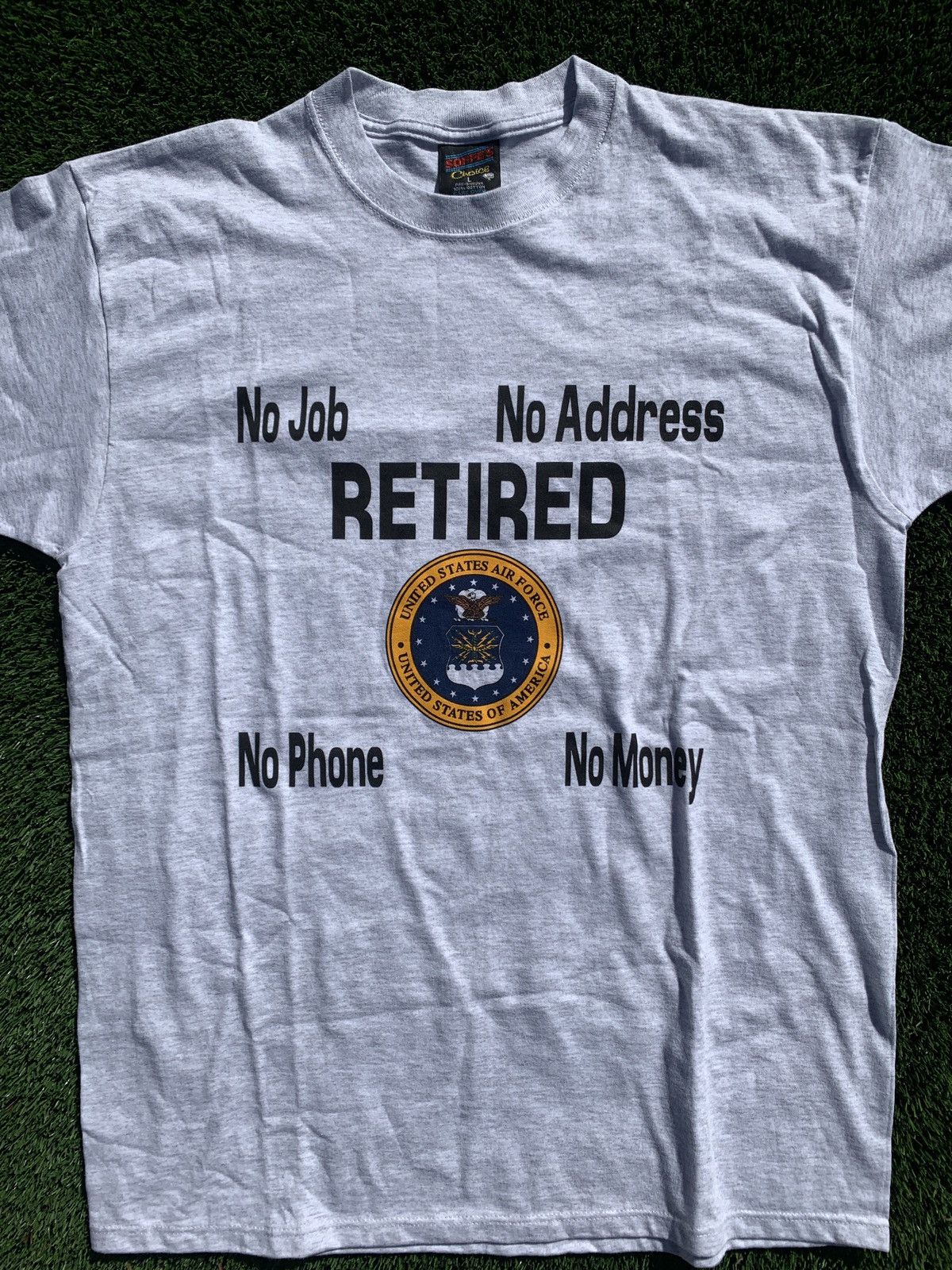 Vintage Crazy vintage retired U.S. Air Force tee Size US L / EU 52-54 / 3 - 1 Thumbnail