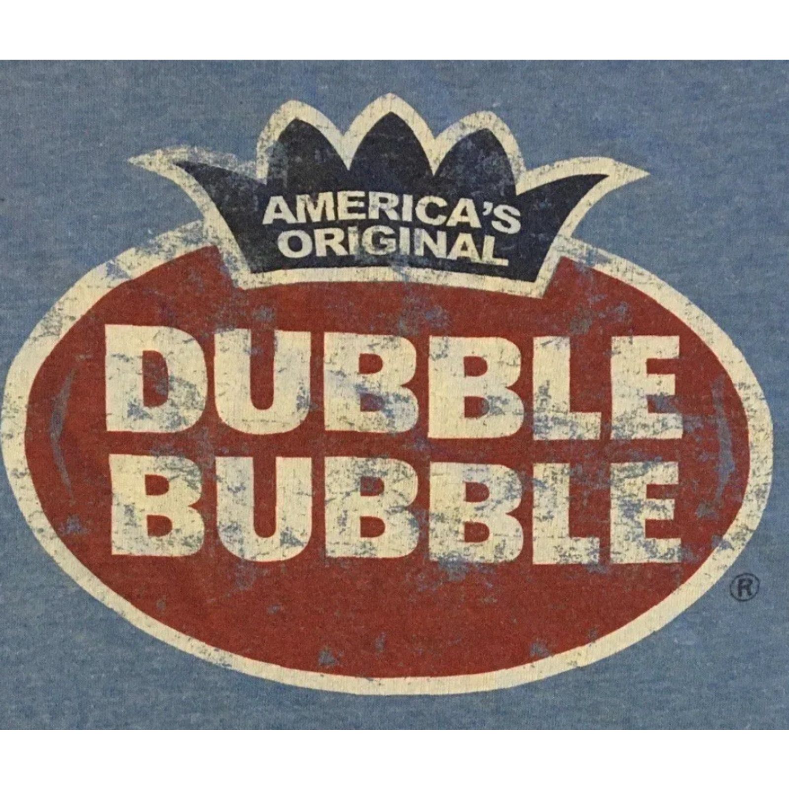 Junk Food VINTAGE Dubble Bubble Shirt XL USA Candy Surf Grunge 90s Funny Junk Food Ghost Mens Graphic Tee Blue 80s 90s Candy Bar USA Food Surf Skate Retro Size US XL / EU 56 / 4 - 2 Thumbnail