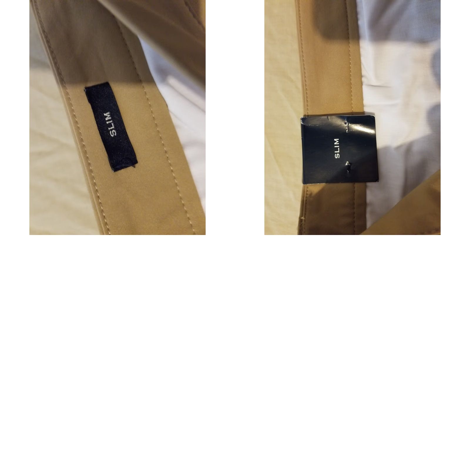 J.Crew Mens J.Crew Slim Chino Pants 35x32 Beige Khaki Dress Slack Trousers Sl Size US 35 - 8 Thumbnail