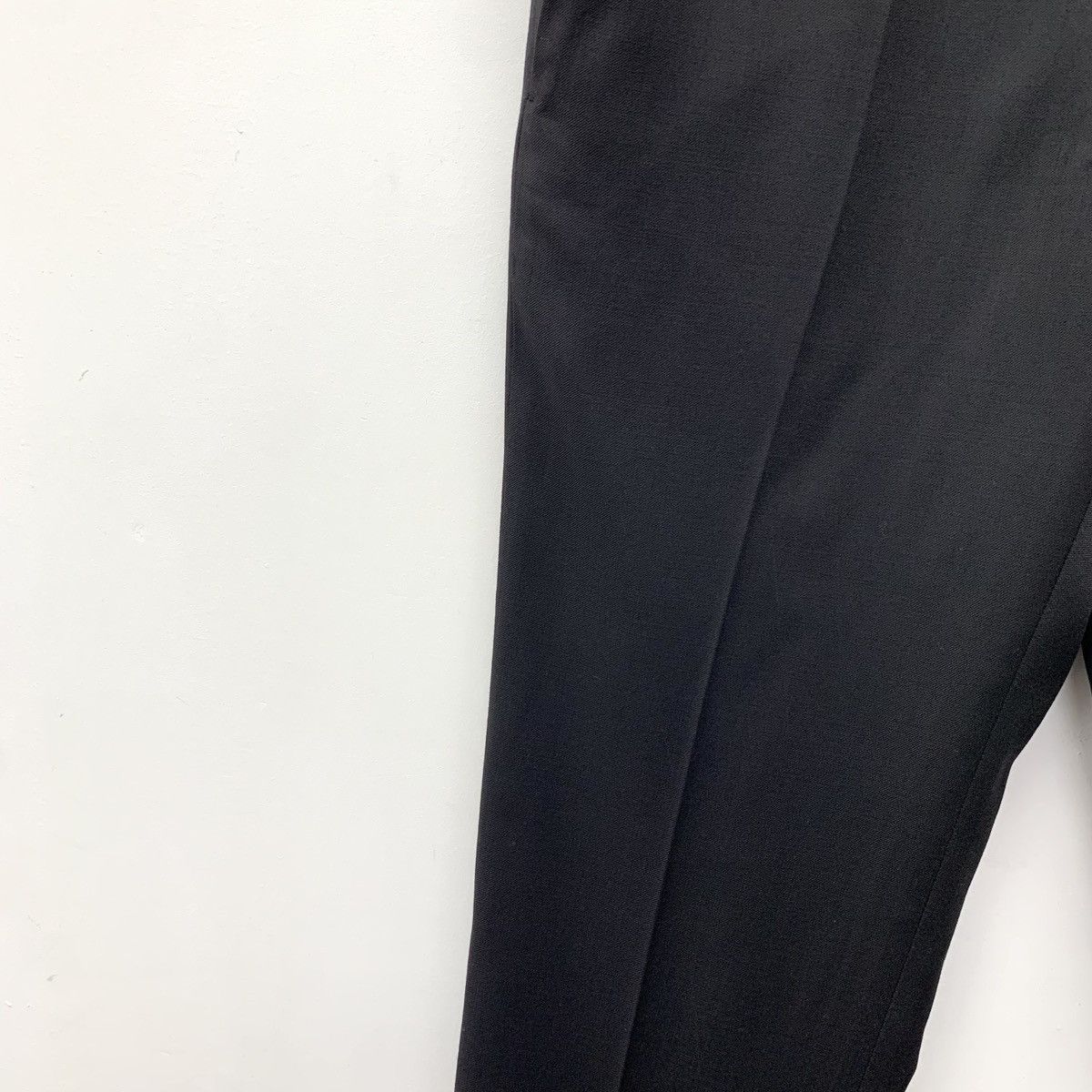Dior Dior Black Side Webbing Wool Casual Trousers K26WX Size US 32 / EU 48 - 4 Thumbnail