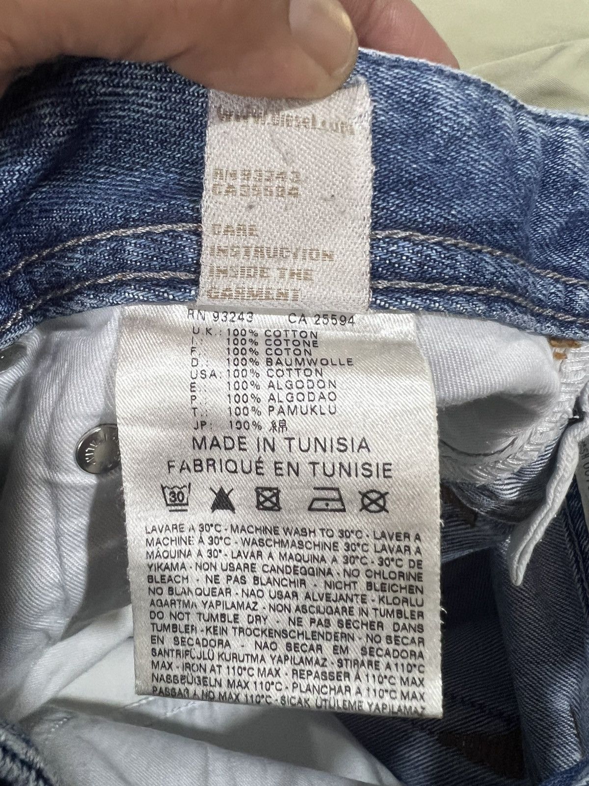 Diesel 🔥Vintage Diesel Safado Distressed Denim Size US 32 / EU 48 - 16 Thumbnail