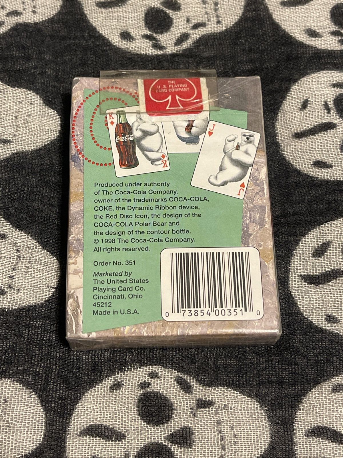 Coca Cola Vintage 1998 Coca Cola Playing Cards Size ONE SIZE - 2 Thumbnail