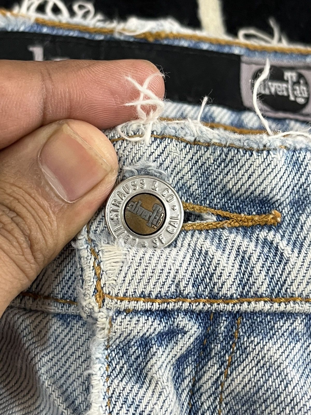 Levi's Vintage Clothing Vintage 90’s Levi’s Silvertab Baggy Loose Denim Size US 28 / EU 44 - 8 Thumbnail