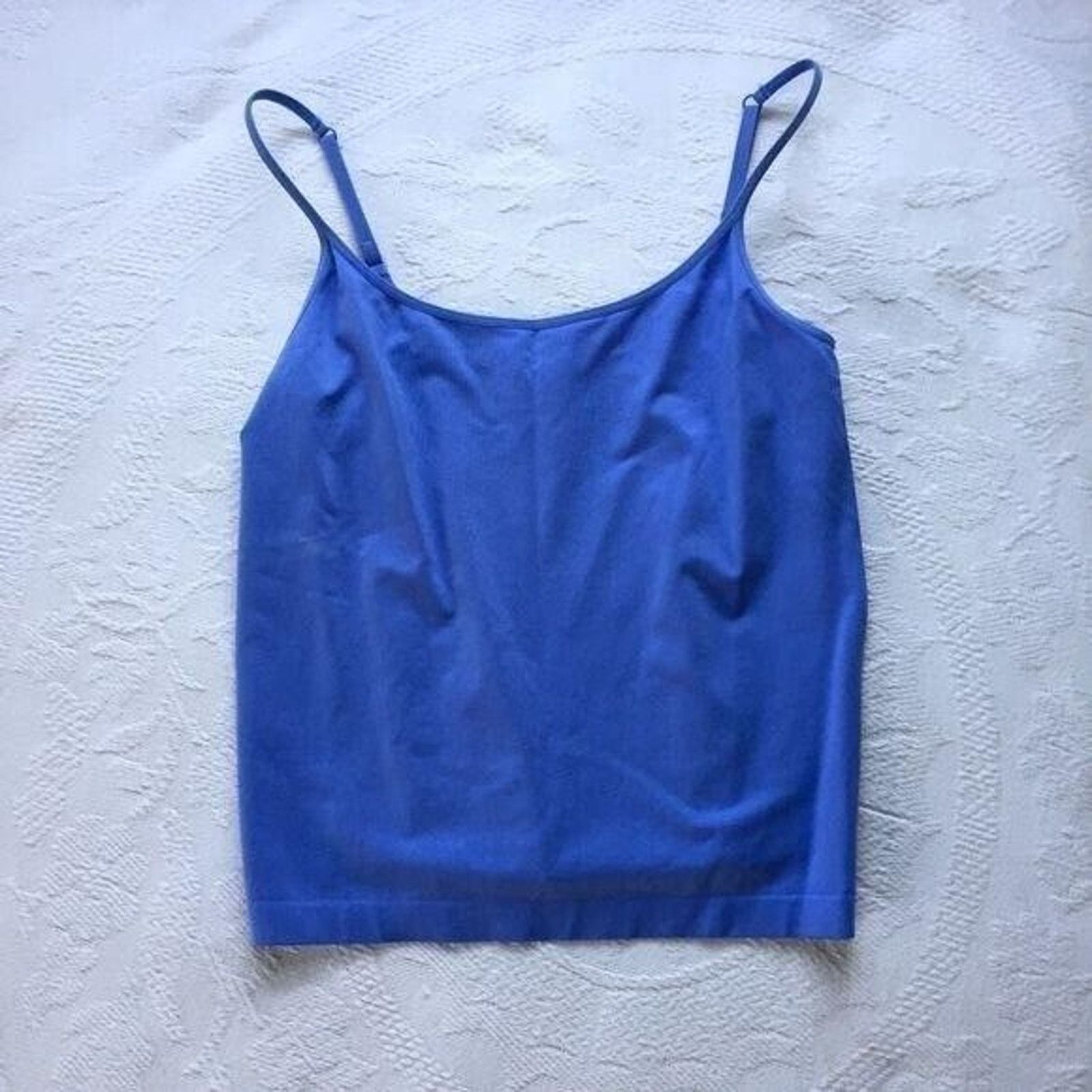 Victoria's Secret Victoria's Secret Blue Cropped Tank Top Size L / US 10 / IT 46 - 4 Thumbnail