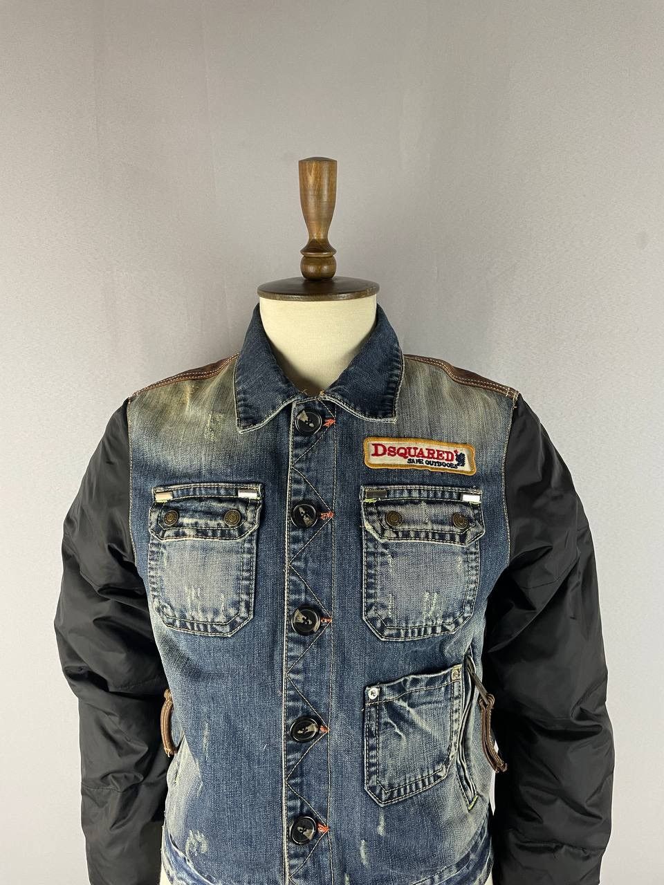 Dsquared2 Dsquared2 Denim Jacket Safe Outdoors Size US M / EU 48-50 / 2 - 2 Thumbnail