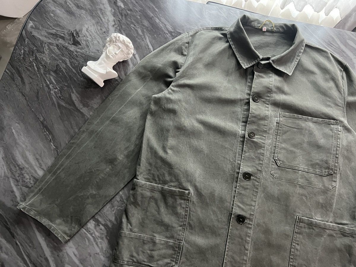 Vintage Vintage Military : France Moleskin Green Size US L / EU 52-54 / 3 - 3 Thumbnail
