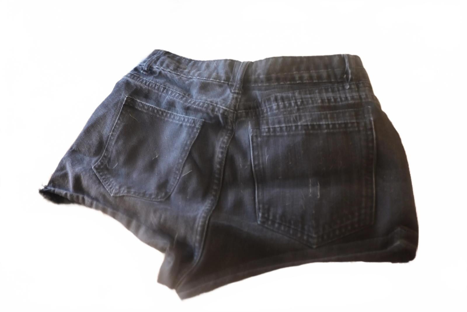 Shein Medium SHEIN Classic Black Denim Shorts Size 32" / US 10 / IT 46 - 4 Thumbnail