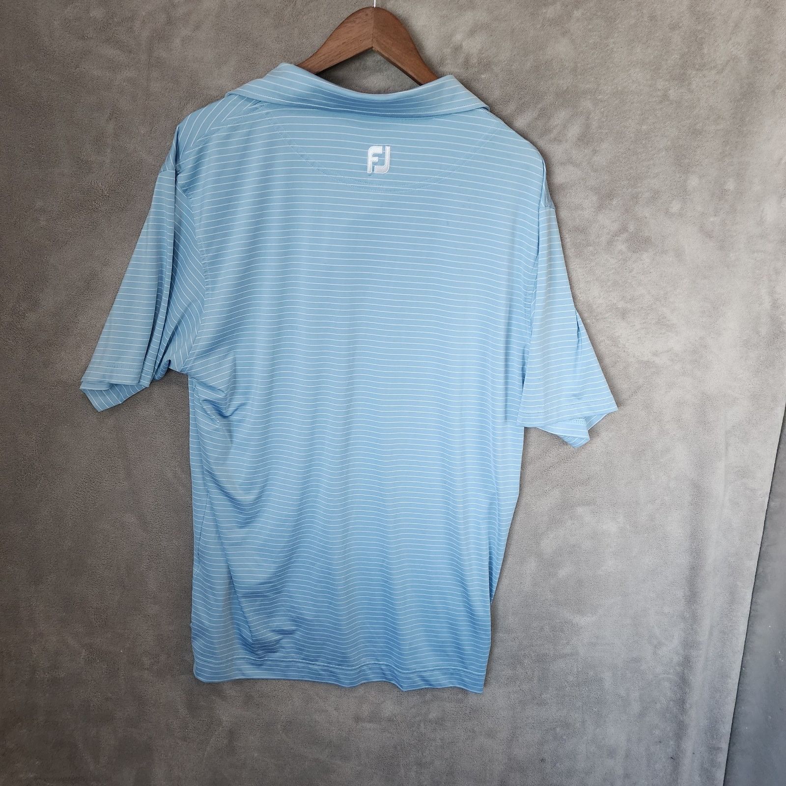 Footjoy FootJoy FJ Men's Blue White Striped Polo Shirt Size Large Size US L / EU 52-54 / 3 - 2 Thumbnail
