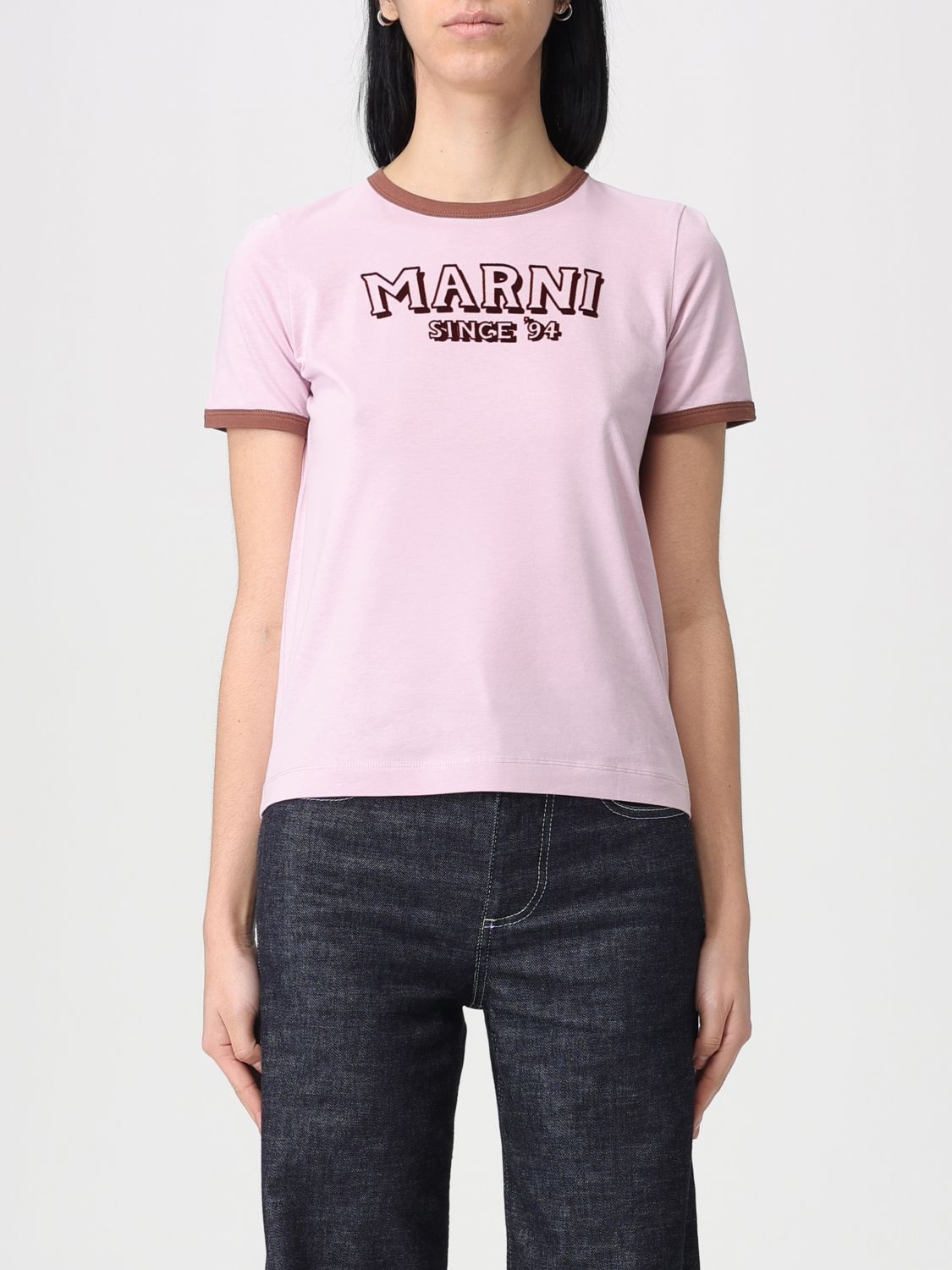 Marni Marni T-Shirt Woman Quartz Size XS / US 0-2 / IT 36-38 - 1 Thumbnail