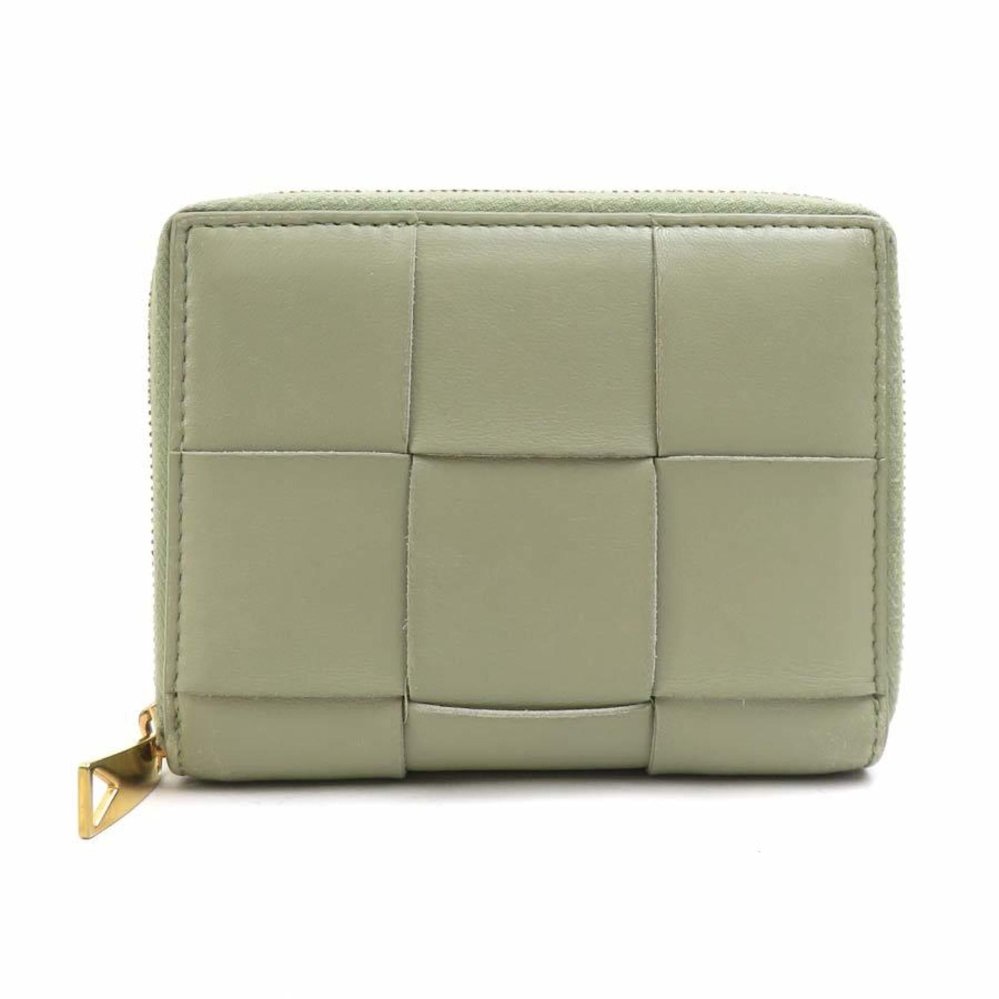 Bottega Veneta Bottega Veneta Leather Wallet in Green for Men and Women, Free Shipping, r11058a Size ONE SIZE - 1 Thumbnail