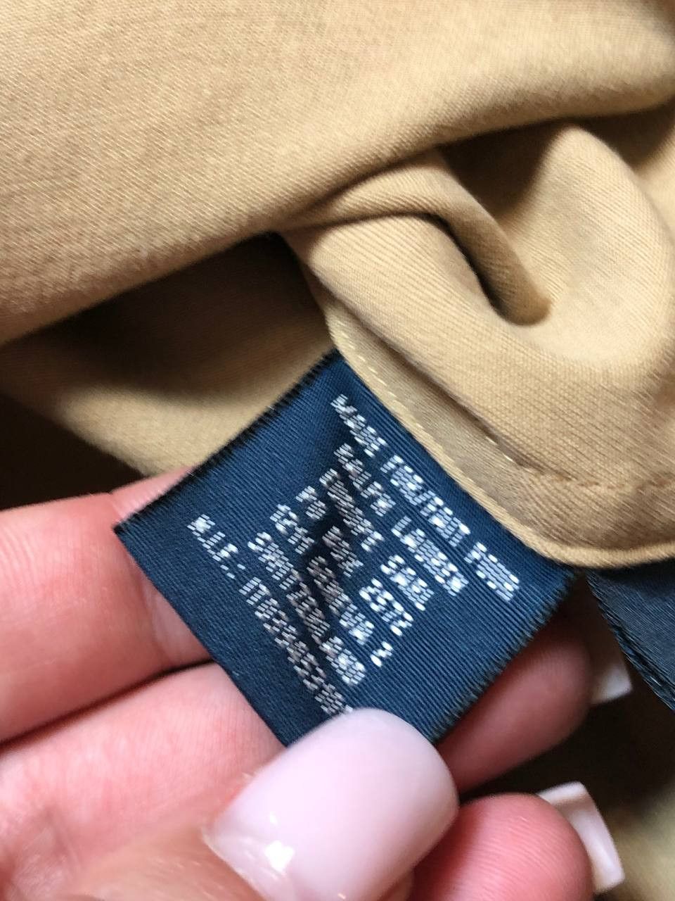 Polo Ralph Lauren Ralph Lauren Leather-Trim Twill Shirt Tan Brown Safari Size M / US 6-8 / IT 42-44 - 3 Thumbnail