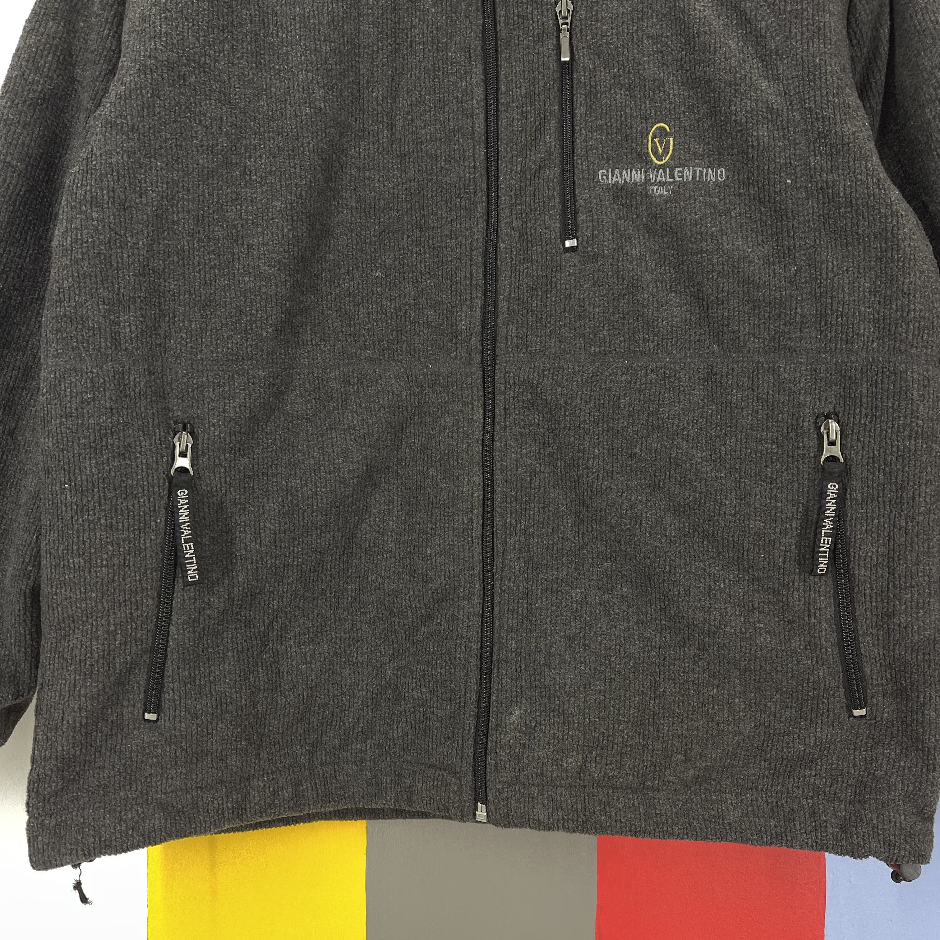 Gianni Valentino GIANNI VALENTINO Turtle Neck Zipper Fleece #1080/AL Size US M / EU 48-50 / 2 - 4 Thumbnail