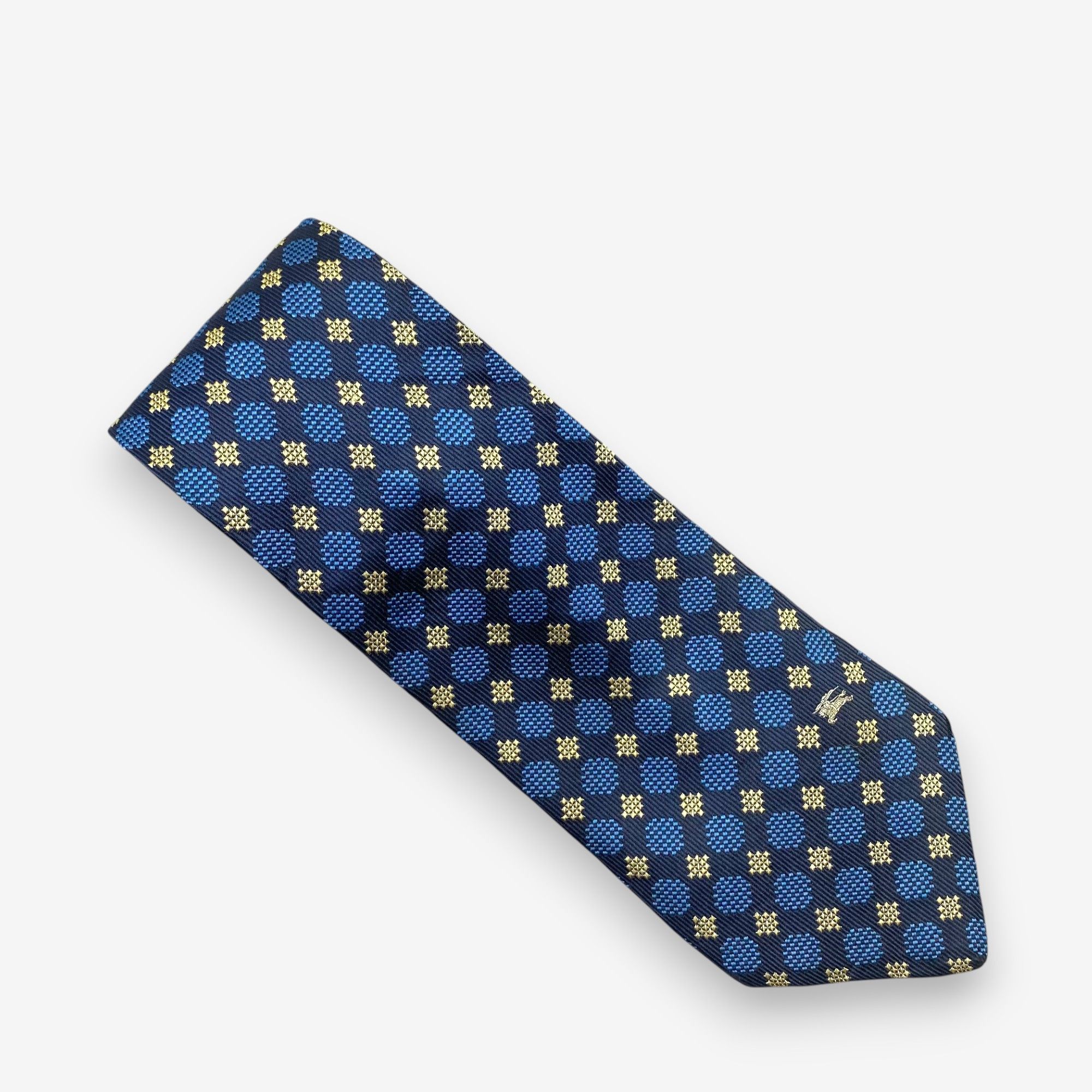 Burberry Vintage Burberry SILK Necktie Cravate Pure Silk Neck Ti Size ONE SIZE - 2 Thumbnail