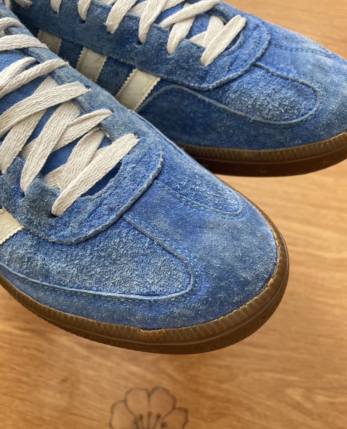 Adidas Vintage Adidas Spezial Blue white Sneakers Size US 9.5 / EU 42-43 - 12 Thumbnail