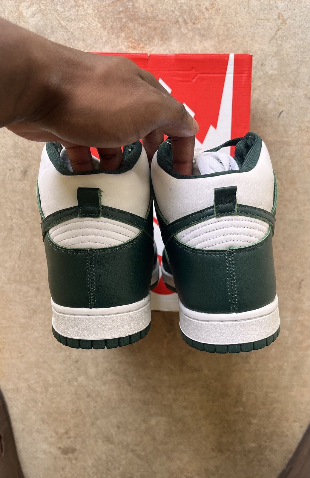 Nike Nike Dunk High “Spartan Green” Size US 12 / EU 45 - 6 Thumbnail
