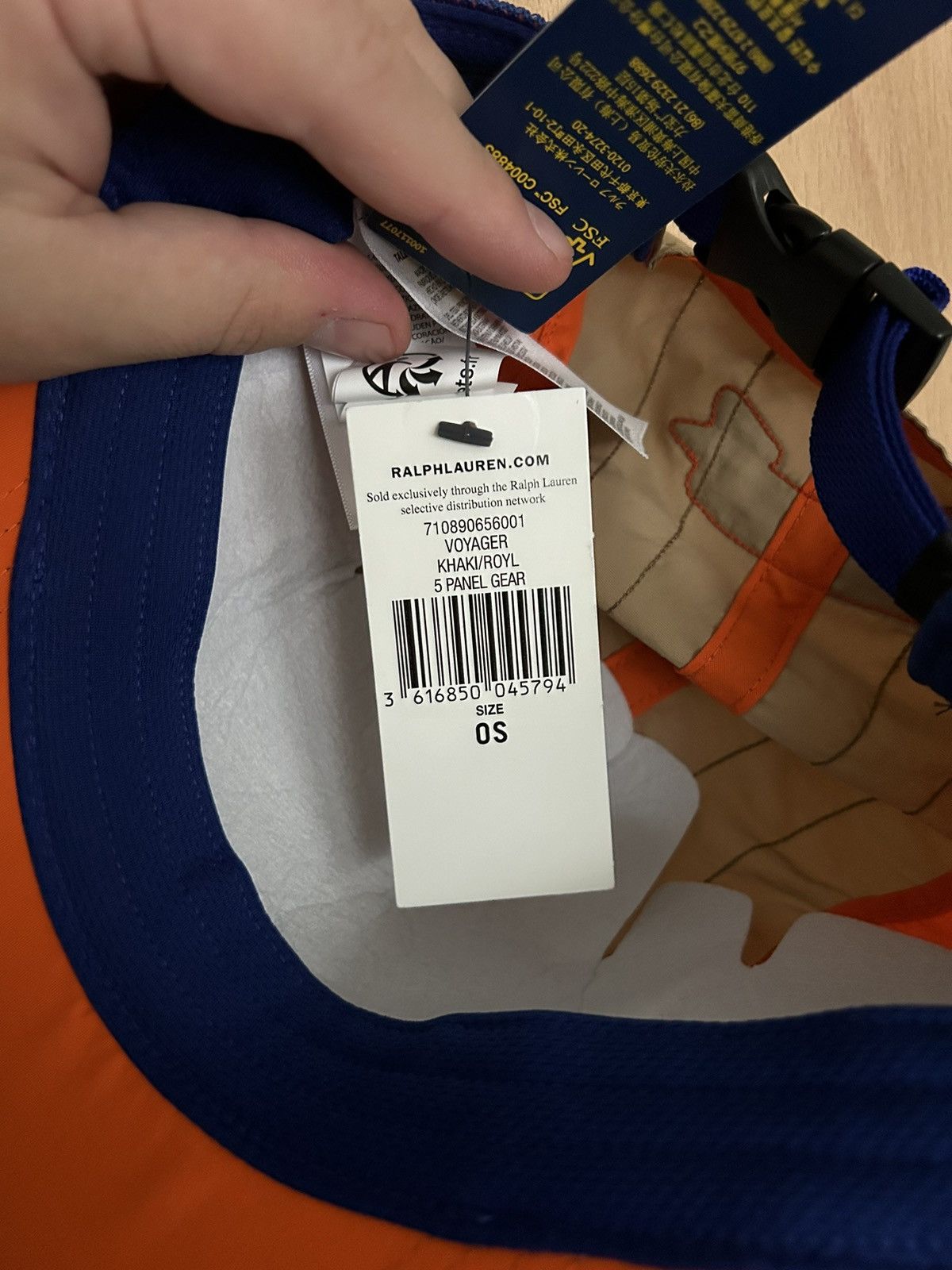 Polo Ralph Lauren × Vintage POLO RALPH LAUREN WOLF-PATCH LIMITED EDITION SIDE POCKET HAT Size ONE SIZE - 6 Thumbnail