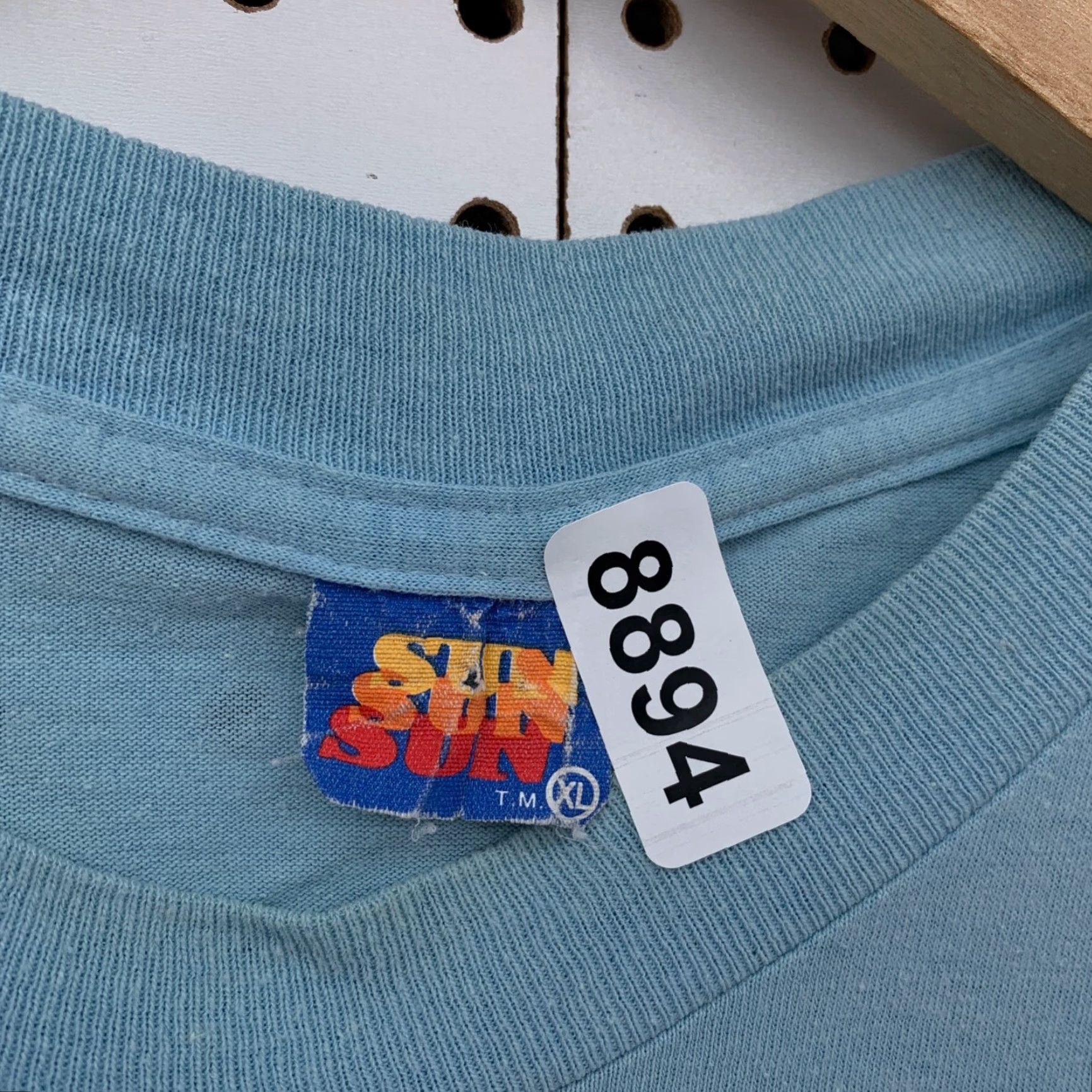Vintage Vintage 80s Dad Funny Shirt Mens Large Blue Single Stitch Report Card T-Shirt Size US L / EU 52-54 / 3 - 2 Thumbnail
