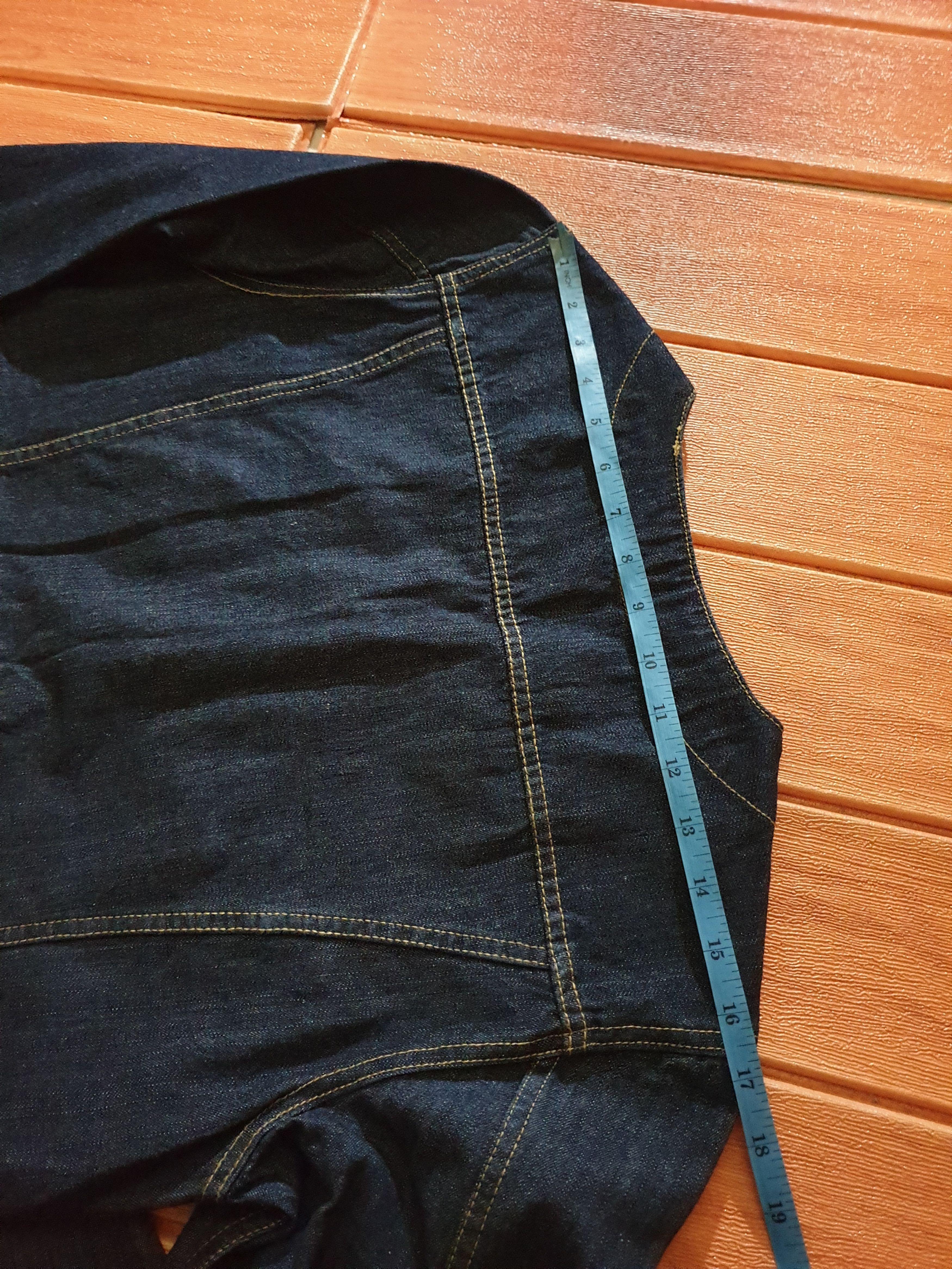 Japanese Brand 💥Jungle storm shawl collar denim jacket Size US M / EU 48-50 / 2 - 9 Thumbnail