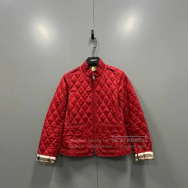 Burberry Burberry Red Cotton Women’s Jacket for Spring. Size S / US 4 / IT 40 - 1 Thumbnail
