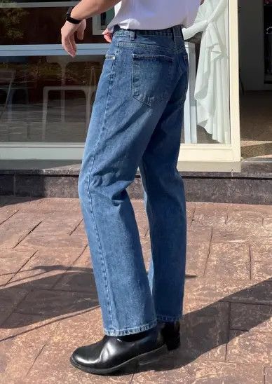 Japanese Brand Loose straight-leg vintage distressed casual versatile jeans Size US 32 / EU 48 - 7 Thumbnail