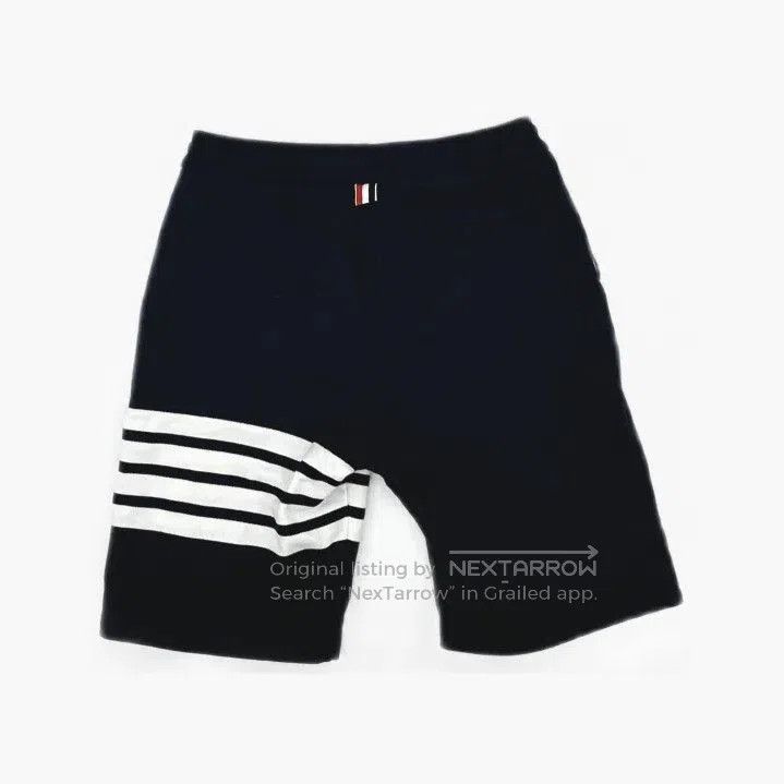 Thom Browne Thom Browne Classic Stripe Navy Cycling Shorts. Size US 26 / EU 42 - 2 Thumbnail