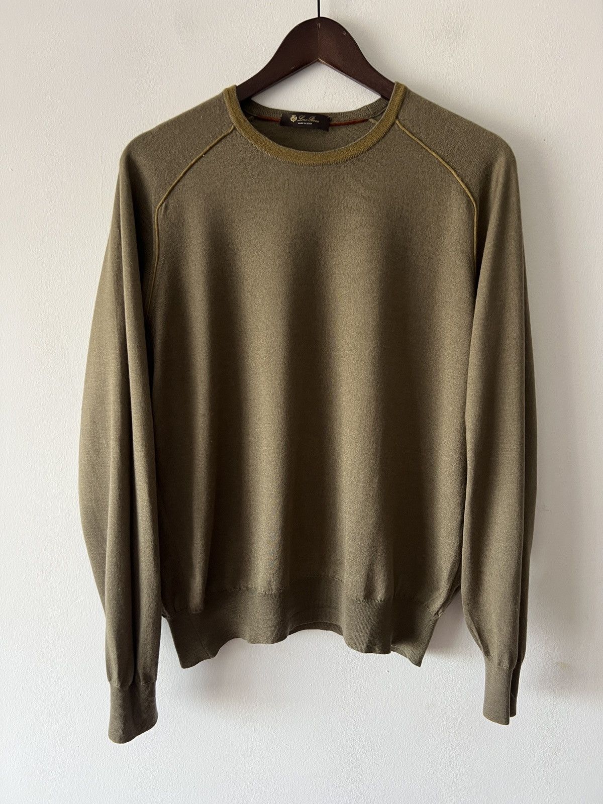 Loro Piana 🔥🔥 Loro Piana Green Cashmere Sweater Size US L / EU 52-54 / 3 - 1 Thumbnail