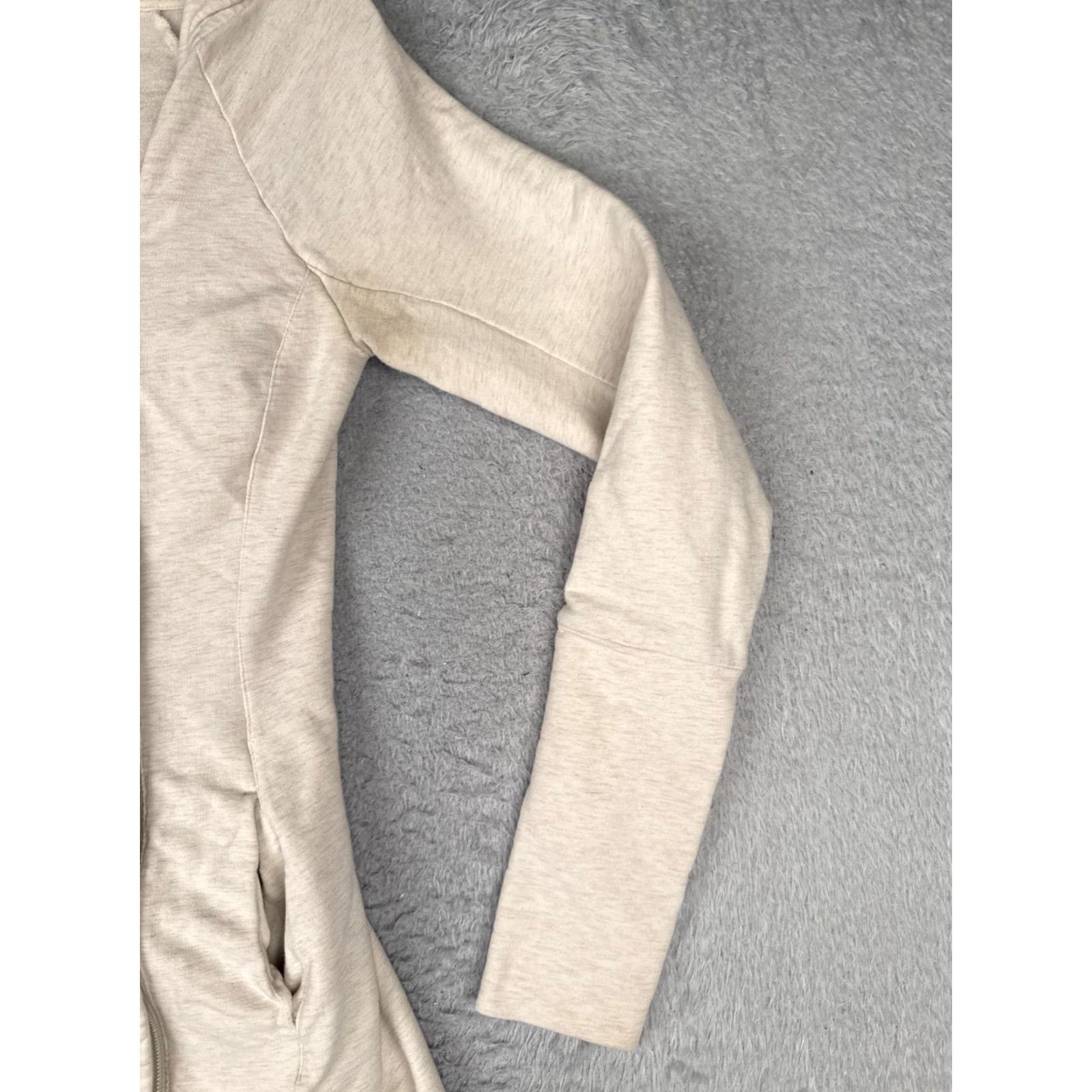 The North Face The North Face Hoodie Womens S Beige Full Zip Cardigan Thumbhole Jacket Top Size S / US 4 / IT 40 - 4 Thumbnail
