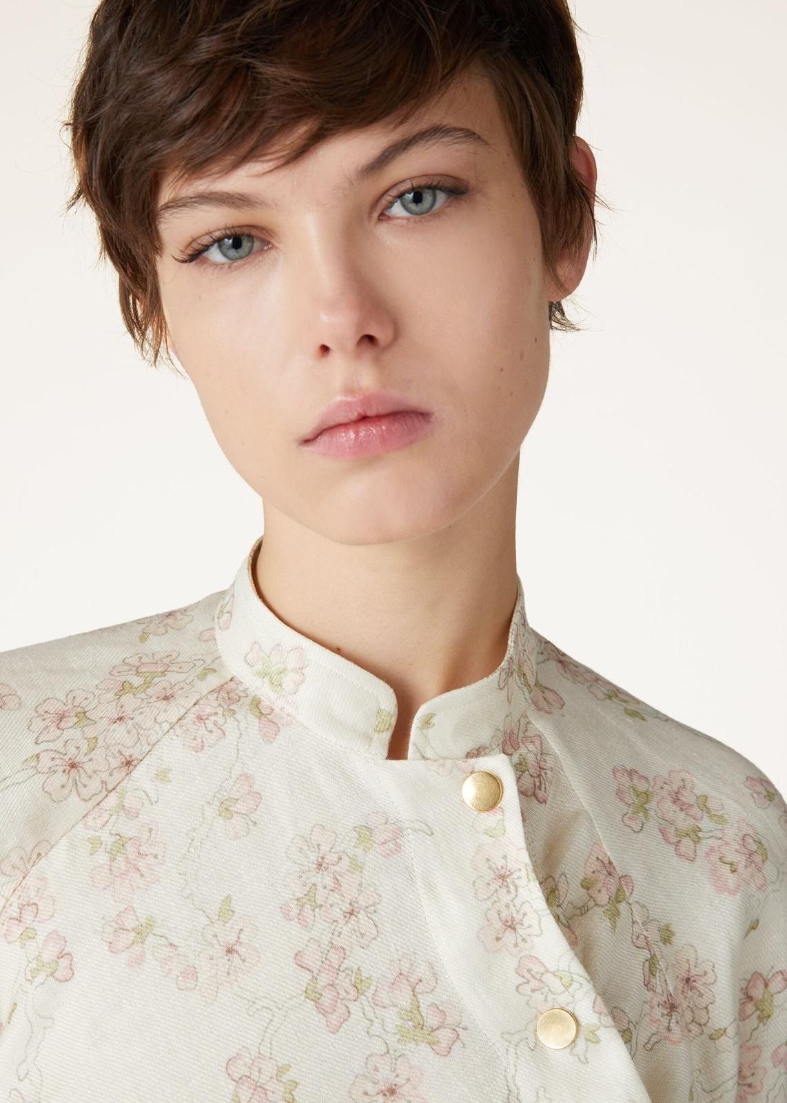Loro Piana o1srvl11e0725 FAN6823 Klara Linen & Cotton Shirt Multicolor Size L / US 10 / IT 46 - 7 Thumbnail