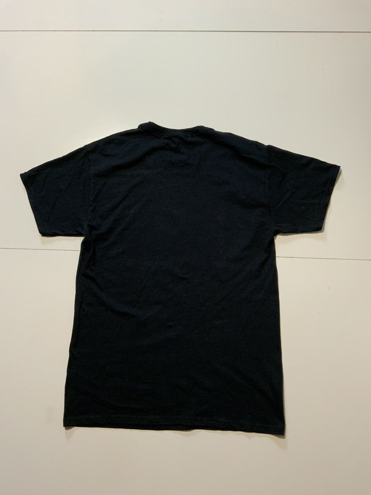 Fruit Of The Loom Skull Horror Scary Drip Graphic Black S/S T-Shirt Size US M / EU 48-50 / 2 - 2 Thumbnail